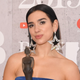 Dua Lipa at the 2019 Brit Awards